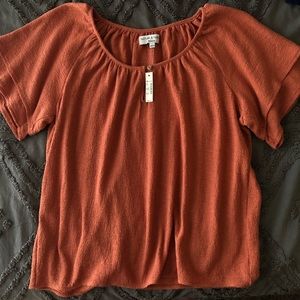 Madewell Texture & Thread Peasant Top